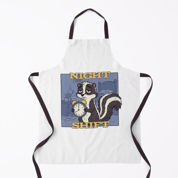 Item preview, Cartoon Raccoon Night Shift Worker designed and sold by PlayboiKopi.