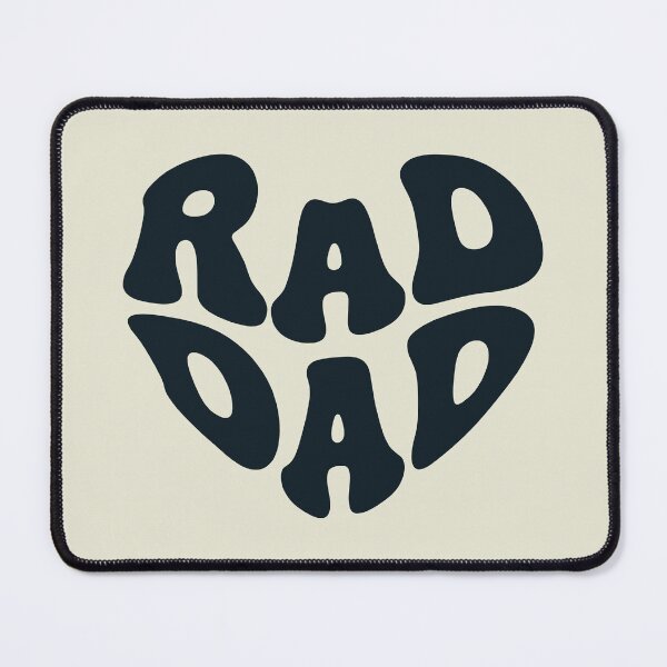 Item preview, Rad Dad Retro Heart Father Style  designed and sold by WAMTEES.