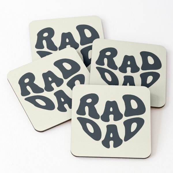 Item preview, Rad Dad Retro Heart Father Style  designed and sold by WAMTEES.