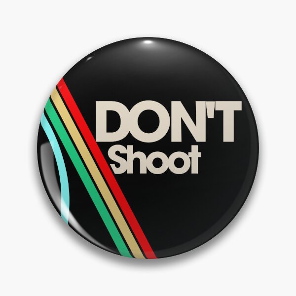 Item preview, Don't Shoot - Friendly Raider Retro Stripes designed and sold by infinitybyinfinity.