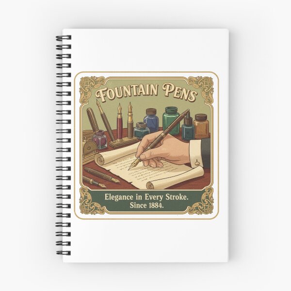 Item preview, Retro Fountain Pens  designed and sold by PlayboiKopi.