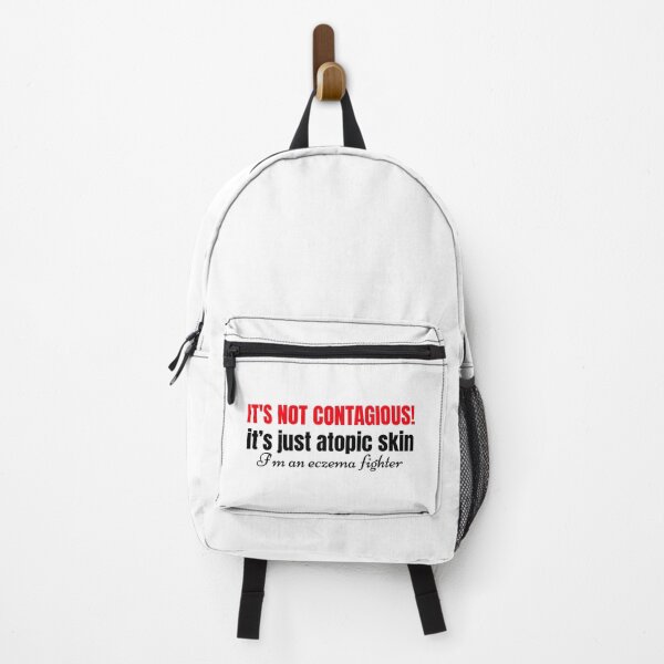 Item preview, Eczema Fighter Quote Not Contagious Atopic Skin designed and sold by Artycom.