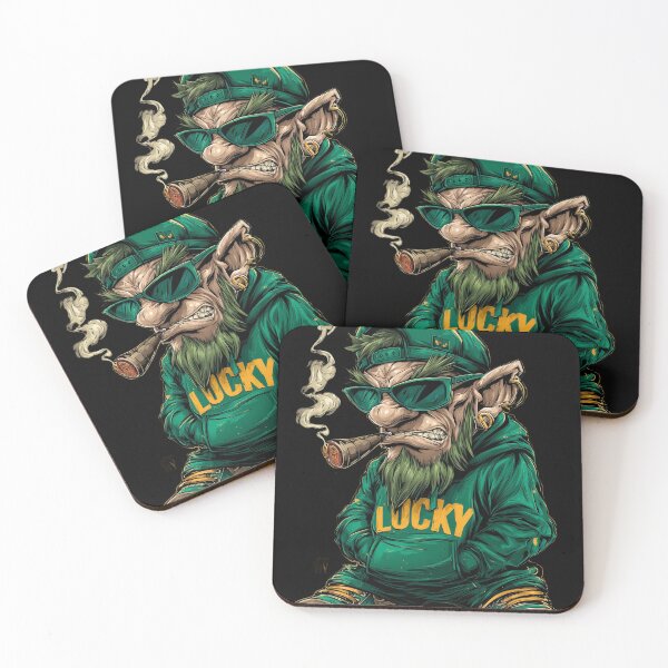 Item preview, Badass Leprechaun Streetwear - Lucky & Angry - Urban Style designed and sold by DreamSpaceCon.