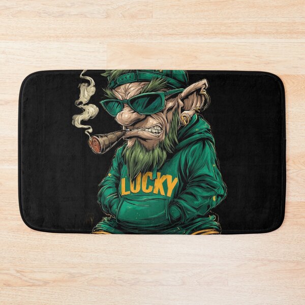 Item preview, Badass Leprechaun Streetwear - Lucky & Angry - Urban Style designed and sold by DreamSpaceCon.