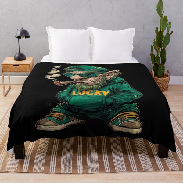Item preview, Badass Leprechaun Streetwear - Lucky & Angry - Urban Style designed and sold by DreamSpaceCon.