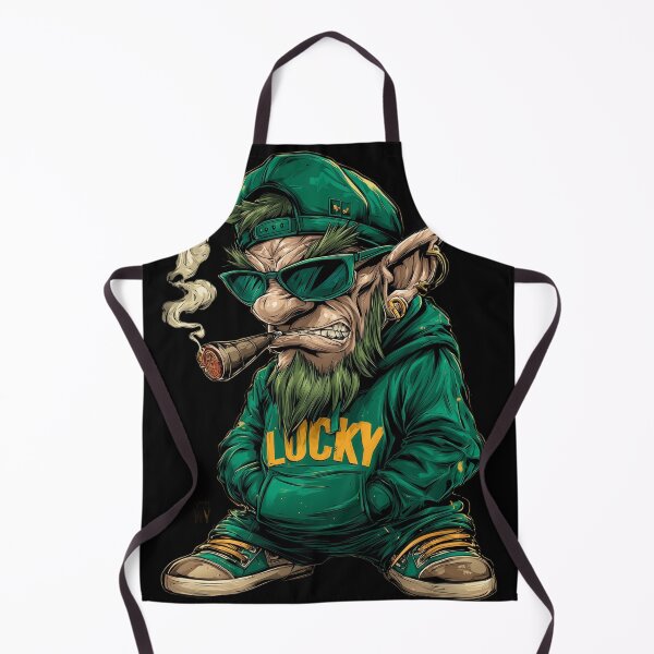 Item preview, Badass Leprechaun Streetwear - Lucky & Angry - Urban Style designed and sold by DreamSpaceCon.