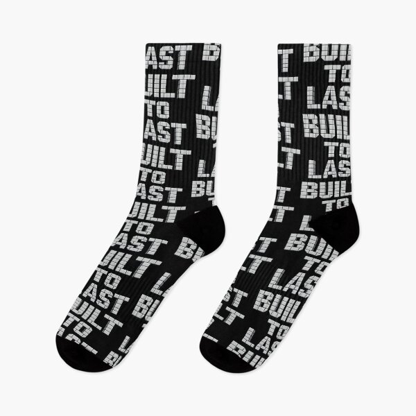 Item preview, Built To Last Industrial Concrete Block Typography Design designed and sold by TeeTimeTreasure.