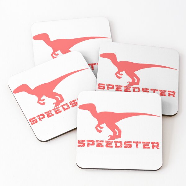 Item preview, Speedster Dinosaur T-Shirt – Red Fast Dino Graphic Design for Kids & Speed Lovers designed and sold by NilofaDesigns.