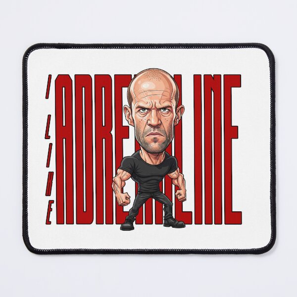Item preview, Caricature Jason Statham likes adrenaline designed and sold by vectorlove.