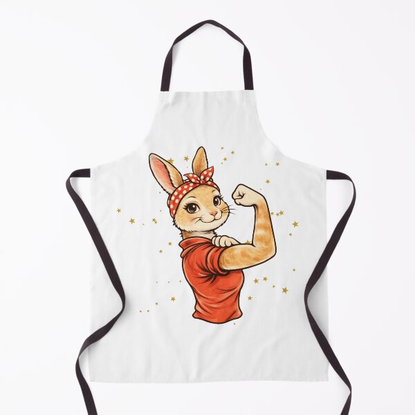 Item preview, Rosie the Riveter Bunny T-Shirt – Feminist Empowerment Tee designed and sold by progresspals.
