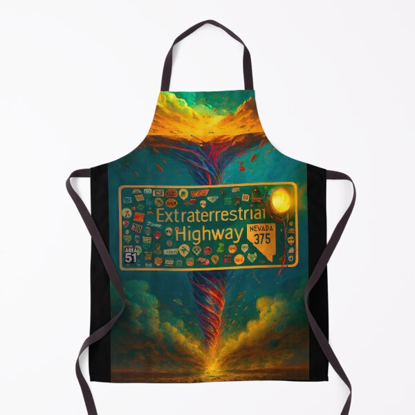 Item preview, Area 51 – Surreal Extraterrestrial Highway Nevada 375 Alien Encounter designed and sold by WilderRoads.