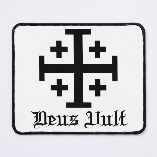 Item preview, Deus Vult Crusader Mantra designed and sold by GuyBlank.