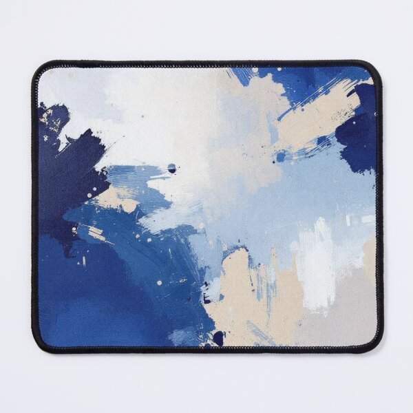 Item preview, Indigo Blue Expressive Brush Stroke Abstract Art On designed and sold by DesigntshirtWB.