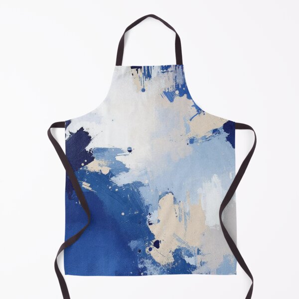 Item preview, Indigo Blue Expressive Brush Stroke Abstract Art On designed and sold by DesigntshirtWB.
