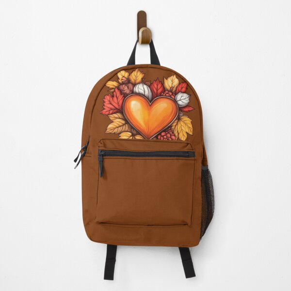 Item preview, Heart №59 Autumn Heart with Orange Leaves and Berries designed and sold by SyberGen.