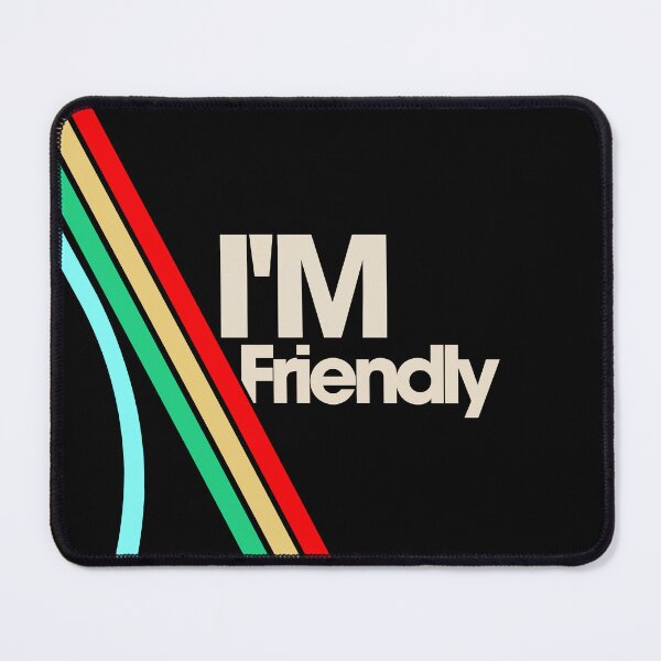 Item preview, I'm Friendly - Trust Me Sarcastic Typography designed and sold by infinitybyinfinity.