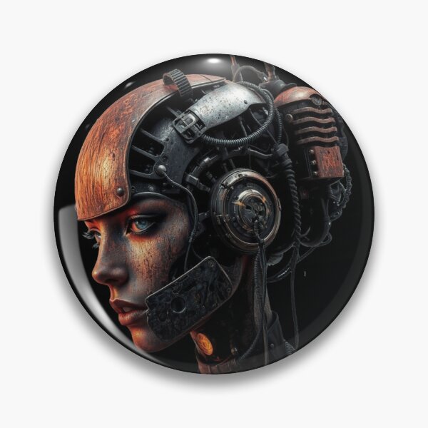 Item preview, Cybernetic Valkyrie – Rusted AI Warrior designed and sold by PMTaurus.