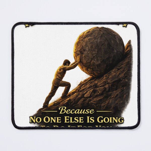 Item preview, Push Yourself to Greatness – Motivational Self Growth Design designed and sold by Awezecotrend.