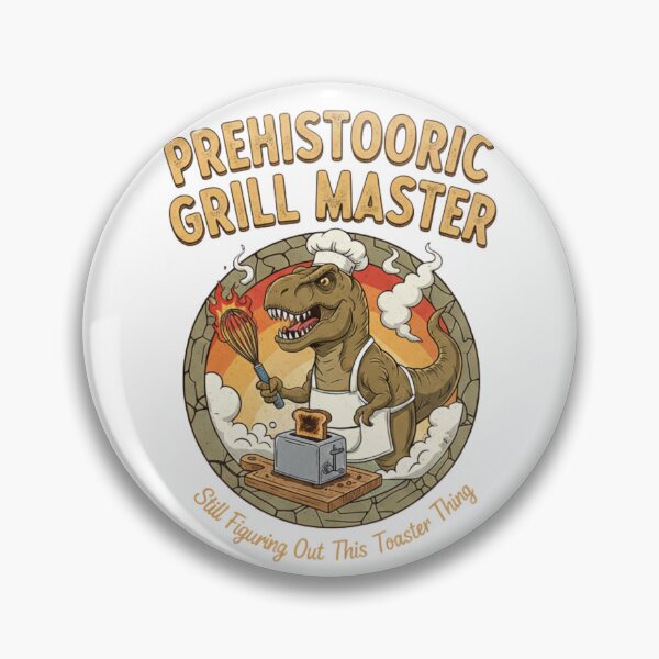 Item preview, Funny T-Rex Prehistoric Grill Master - Dinosaur Cooking Humor designed and sold by Wear Sculpt.