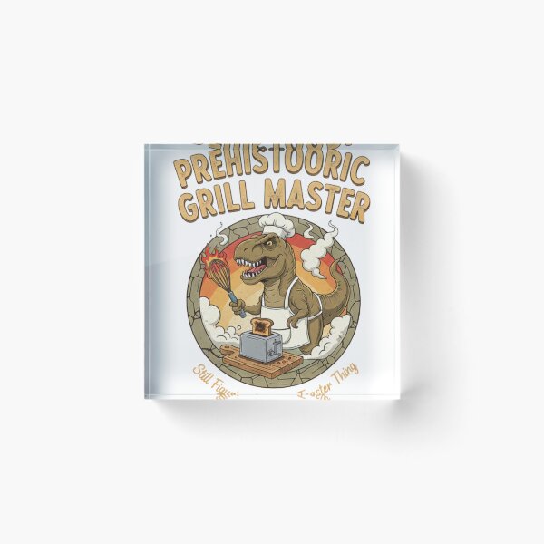 Item preview, Funny T-Rex Prehistoric Grill Master - Dinosaur Cooking Humor designed and sold by Wear Sculpt.