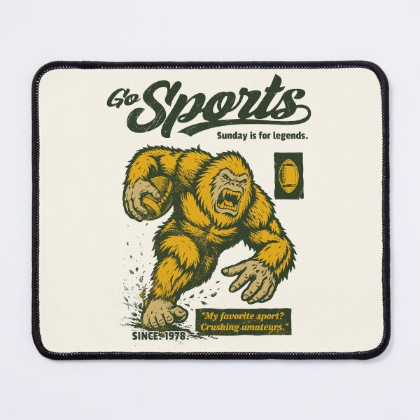 Item preview, Vintage Bigfoot Football Go Sports designed and sold by CamaleonDesigns.