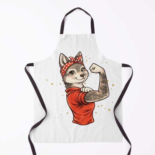 Item preview, Rosie the Riveter Wolf Shirt, "We Can Do It" Tee, Feminist Gift designed and sold by progresspals.