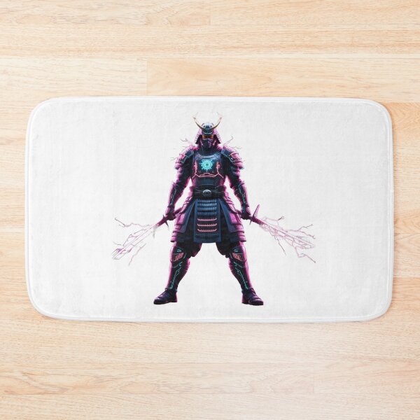 Item preview, Cyberpunk Neon Samurai Warrior – Futuristic Bushido designed and sold by PMTaurus.