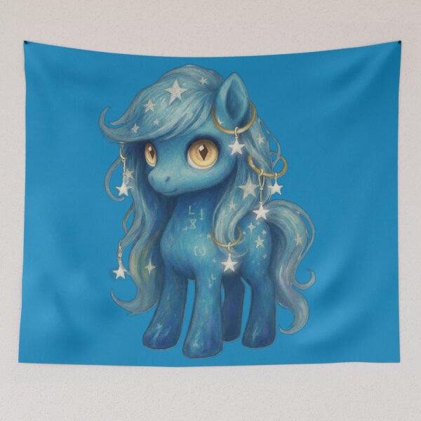 Item preview, chibi horse star rings designed and sold by Ecosetereos.