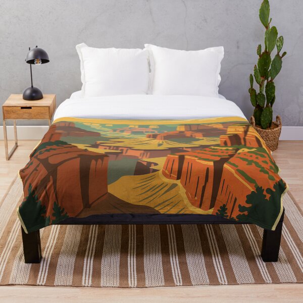 Item preview, Póster vintage del Parque Nacional del Gran Cañón designed and sold by Stripe Wall Studio.