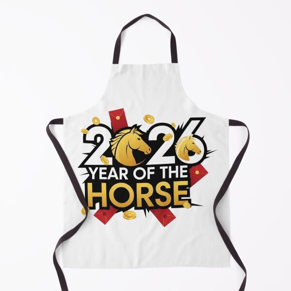 Item preview, Double Gold Horse 2026 Logo – Year of the Horse Chinese New Year Lucky Coin Design designed and sold by JaaCreativeShop.