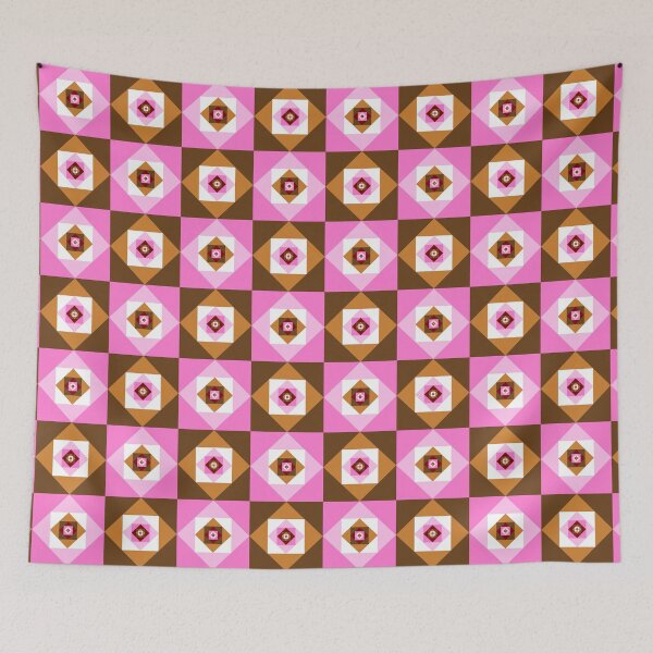 Item preview, Geometric Quilt: Ice Cream Flavors 2 designed and sold by SarahJosArt.