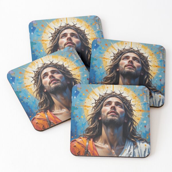 Item preview, Jesus with Crown of Thorns - Religious Art on Canvas designed and sold by ZENTIO.