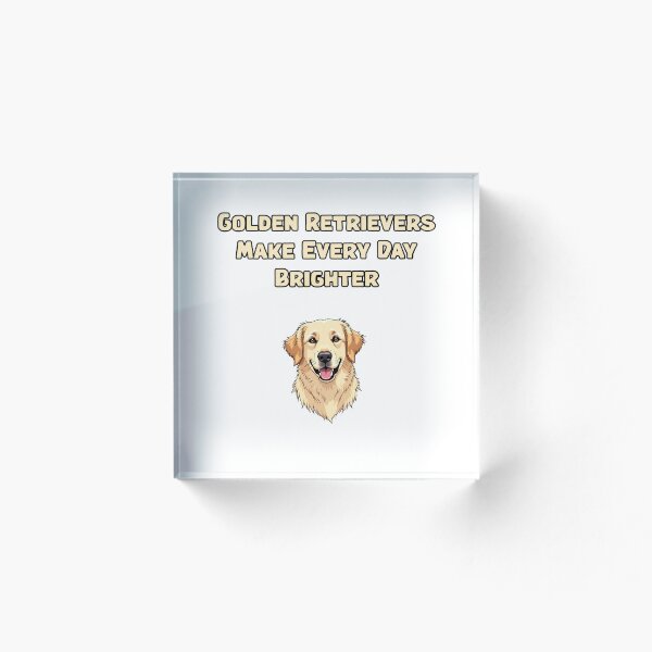 Item preview, Los Golden Retrievers hacen que cada día sea más brillante designed and sold by NatureUnleashed.