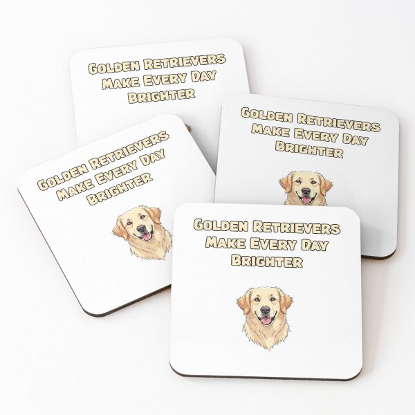 Item preview, Golden Retrievers Make Every Day Brighter designed and sold by NatureUnleashed.