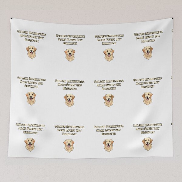 Item preview, Golden Retrievers Make Every Day Brighter designed and sold by NatureUnleashed.