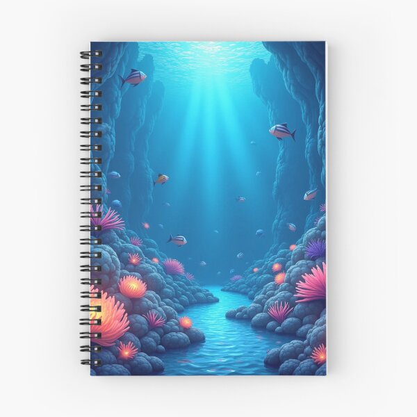 Item preview, Mystical Underwater Canyon – Glowing Coral & Fish designed and sold by PMTaurus.
