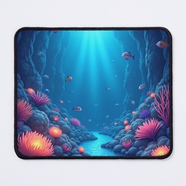 Item preview, Mystical Underwater Canyon – Glowing Coral & Fish designed and sold by PMTaurus.