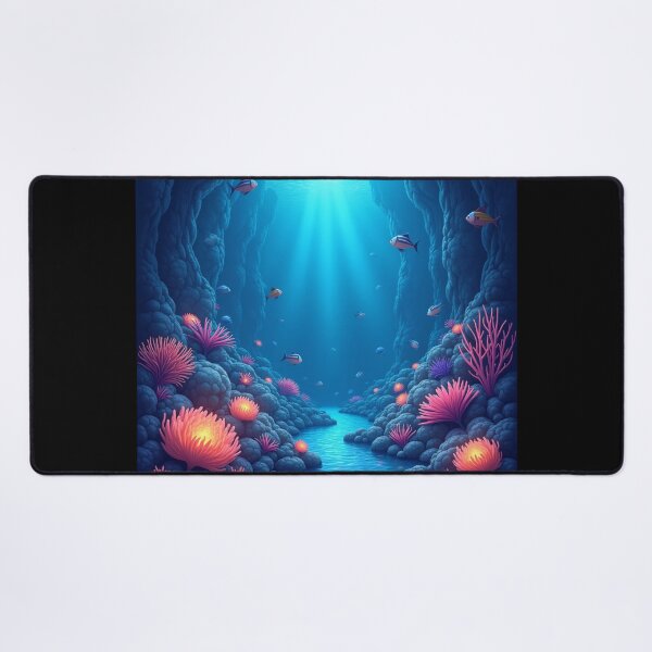 Item preview, Mystical Underwater Canyon – Glowing Coral & Fish designed and sold by PMTaurus.
