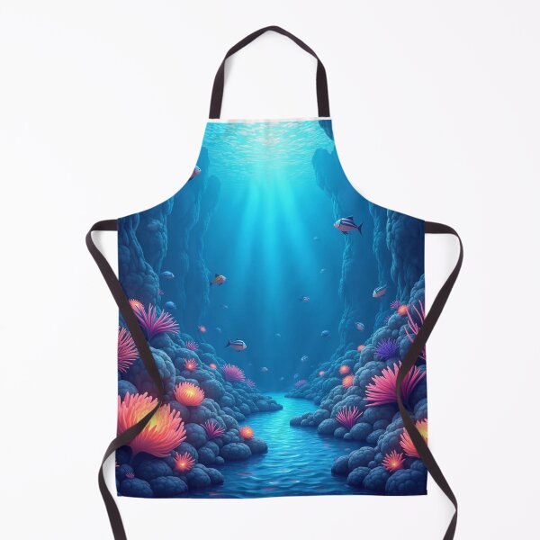 Item preview, Mystical Underwater Canyon – Glowing Coral & Fish designed and sold by PMTaurus.