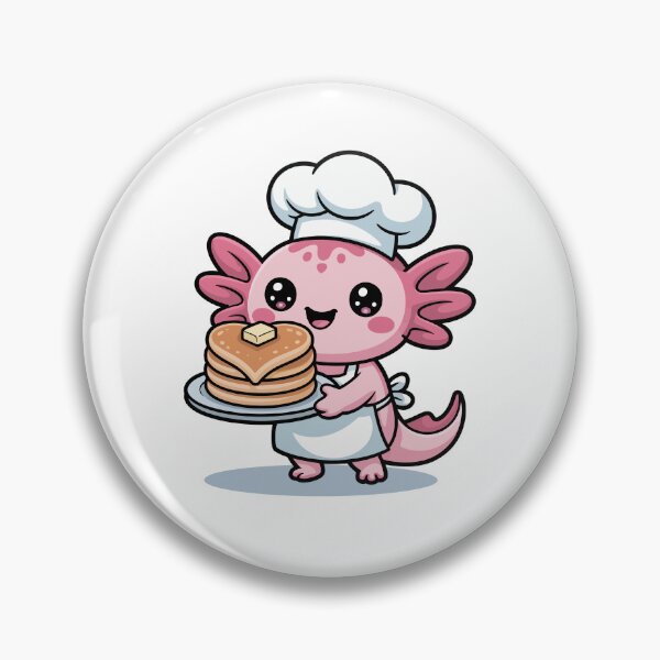 Item preview, Axolotl Chef with Pancakes designed and sold by jkrphoto.