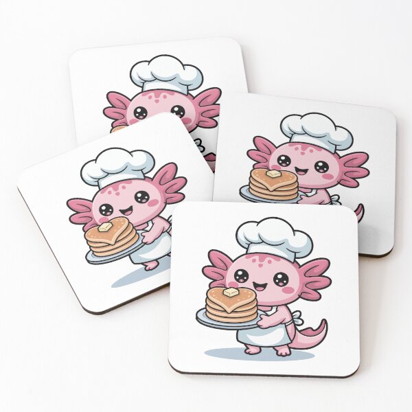 Item preview, Axolotl Chef with Pancakes designed and sold by jkrphoto.