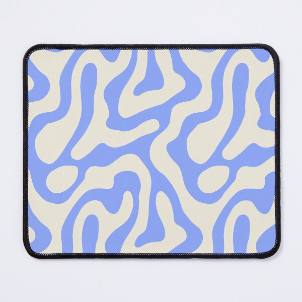 Item preview, Minimalist Fluid Blue Organic Shapes Abstract Pattern designed and sold by Prismatect.
