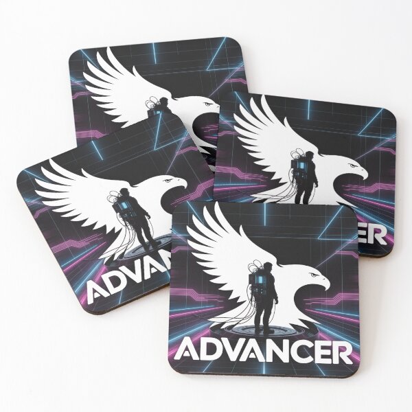 Item preview, Cyberpunk Eagle Silhouette ADVANCER Tech Design designed and sold by New Design shop .