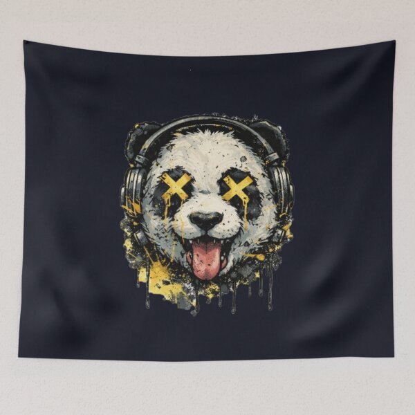 Item preview, Panda Riot – Urban Graffiti Head designed and sold by DesignShopAD.