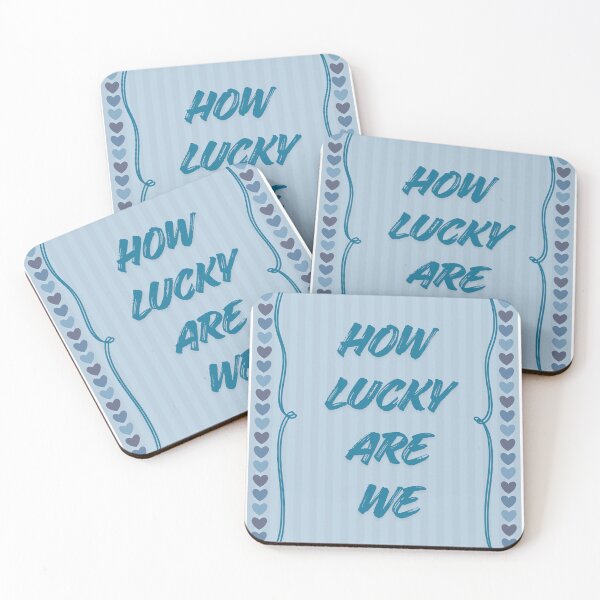 Item preview, how lucky are we- blue designed and sold by daylieart37.