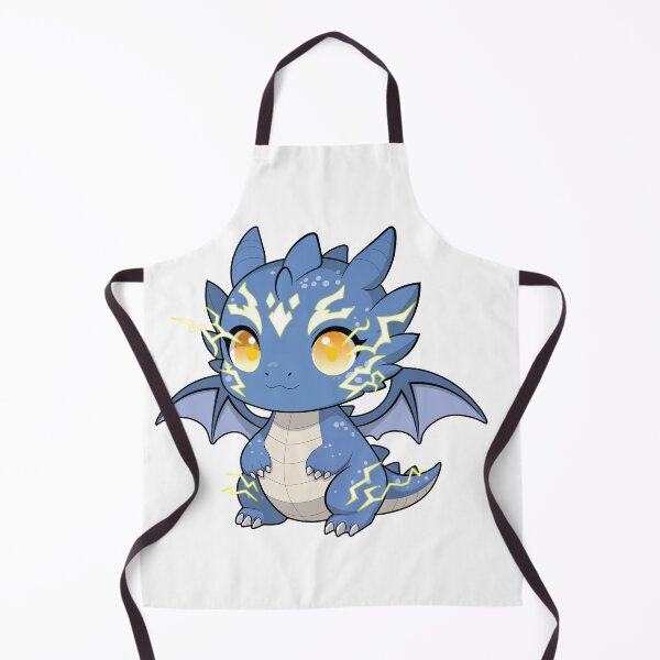 Item preview, Cute Chibi Lightning Dragon – Kawaii Electric Baby Dragon Sticker designed and sold by RyanBelandres.