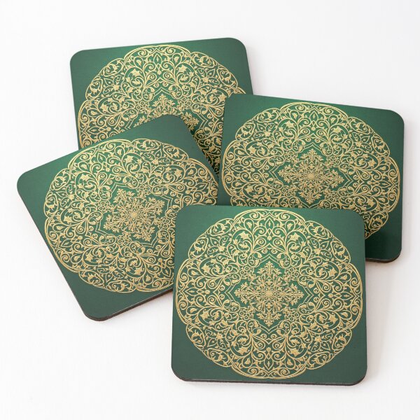 Item preview, Royal Gold Islamic Geometry (V.3) : Elegant Sacred Mandala & Arabesque Patterns designed and sold by D-Islamic.