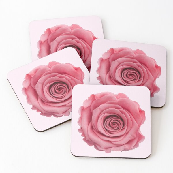 Item preview, pink Rose flower sticker designed and sold by inainart.