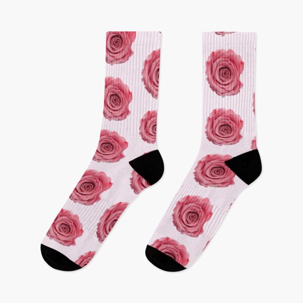 Item preview, pink Rose flower sticker designed and sold by inainart.