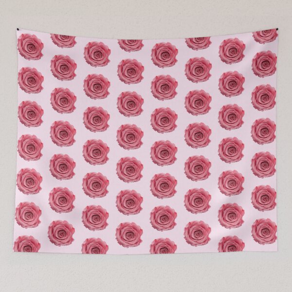 Item preview, pink Rose flower sticker designed and sold by inainart.